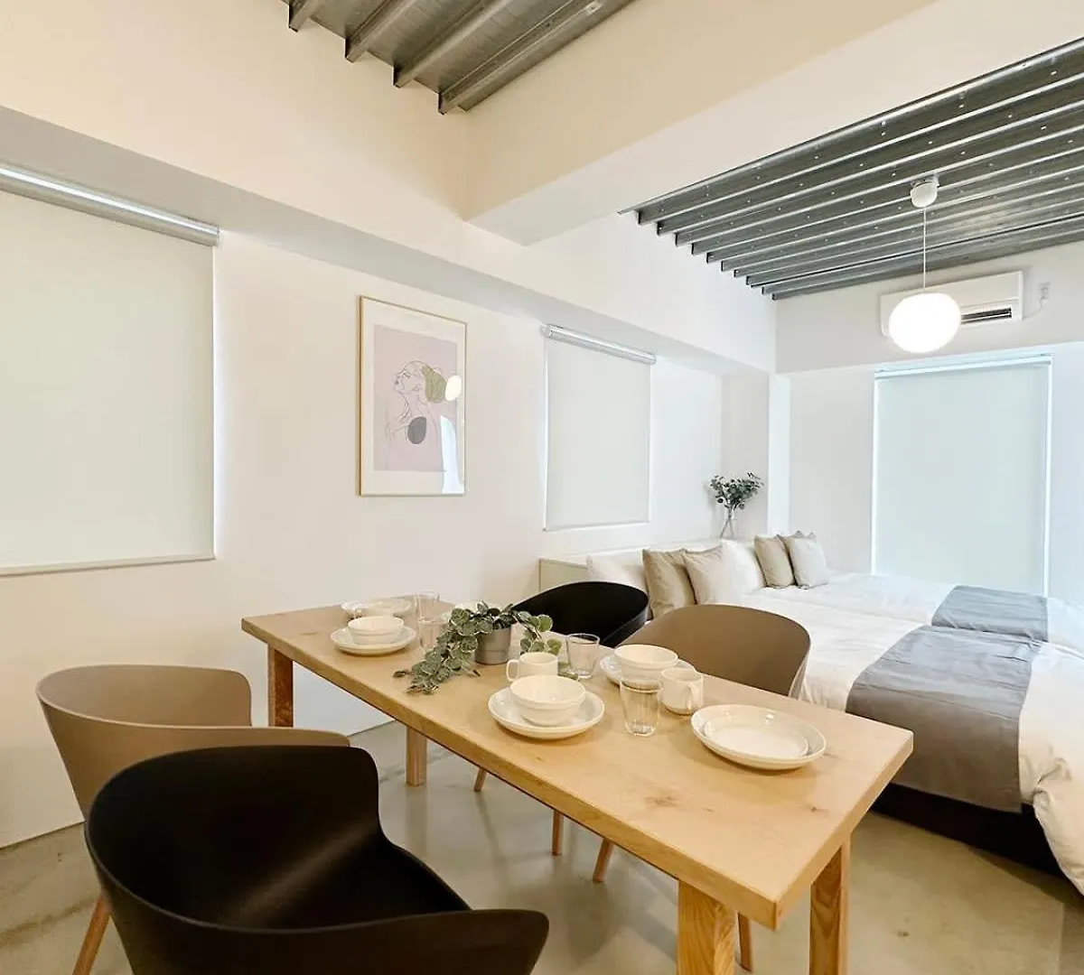 Bhotel Arts Dobashi - Beautiful Studio Apt City Center For 6 Ppl Хиросима Апартаменты